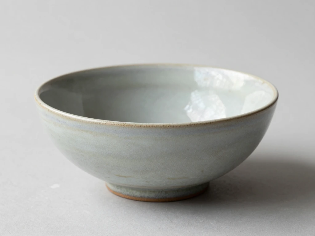 Qualtrexoevorlox ceramic centerpiece bowl with matte glaze