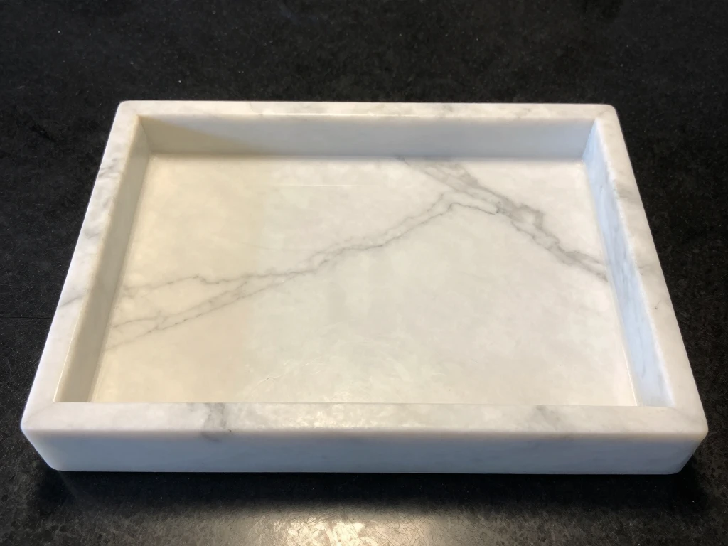 Qualtrexoevorlox luxury marble serving tray