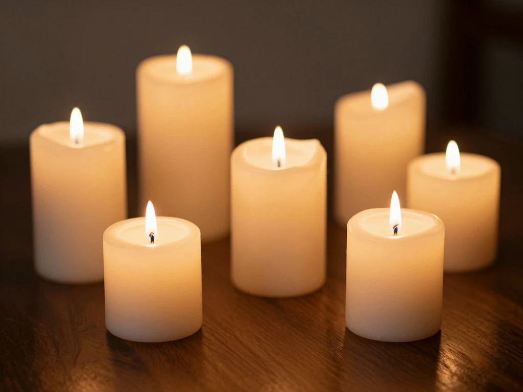 Qualtrexoevorlox candles creating ambient lighting